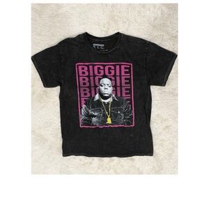 Biggie Graphic Adult T-Shirt - Black -Size Large (EUC)